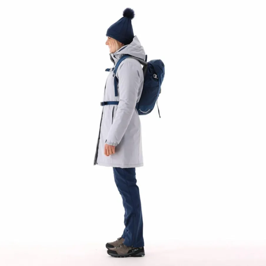 Donna CMP Giacche Imbottite E Piumini|Gusci E Giacche Impermeabili^Parka impermeabile da donna in ripstop con cappuccio staccabile