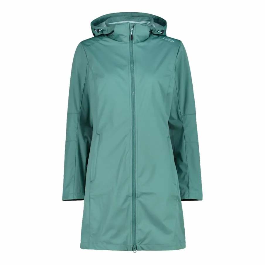 Donna CMP Giacche Trekking|Giacche Softshell^Parka in light Softshell con cappuccio staccabile