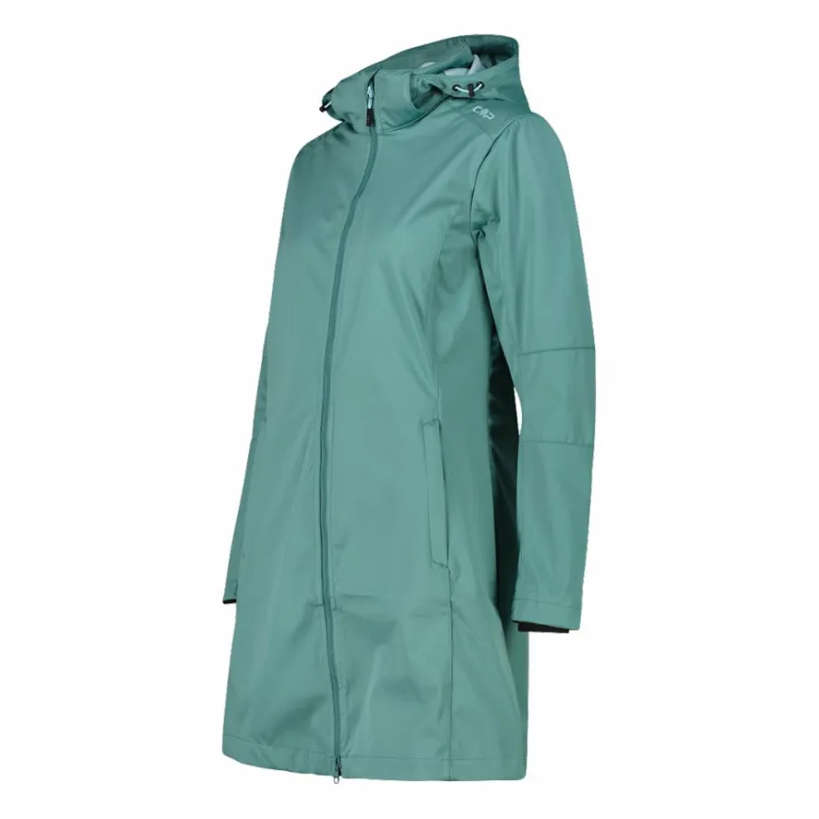 Donna CMP Giacche Trekking|Giacche Softshell^Parka in light Softshell con cappuccio staccabile