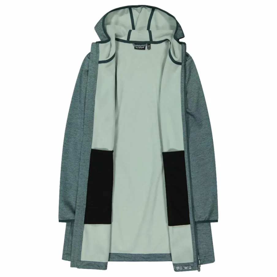 Donna CMP Giacche Softshell|Giacche Trekking^Parka in softshell da donna con cappuccio melange