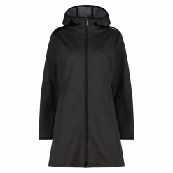 Donna CMP Giacche Softshell|Giacche Trekking^Parka in softshell da donna con cappuccio melange