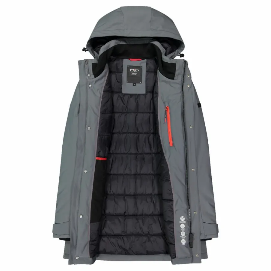 Uomo CMP Giacche Imbottite E Piumini|Giacche Invernali^Parka in softshell imbottito da uomo