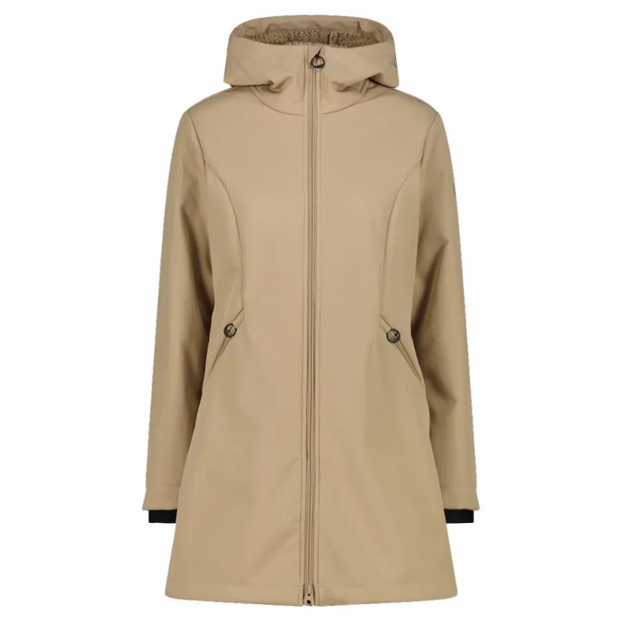 Donna CMP Giacche Softshell^Parka sofshell da donna in pelliccetta