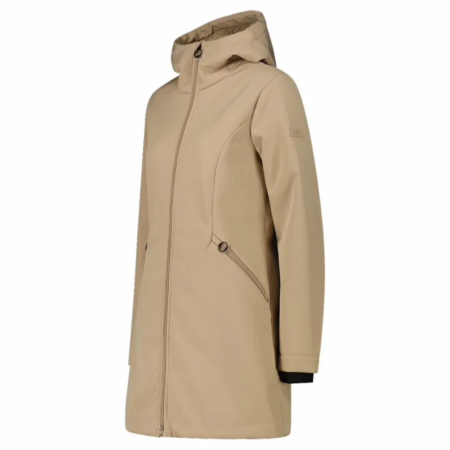 Donna CMP Giacche Softshell^Parka sofshell da donna in pelliccetta