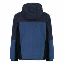 Bambino CMP Pile E Felpe^Pile con zip da bambino in knit tech con cappuccio