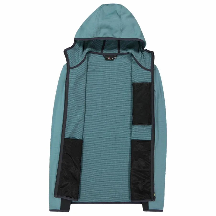 Uomo CMP Pile^Pile Grid Tech con cappuccio da uomo
