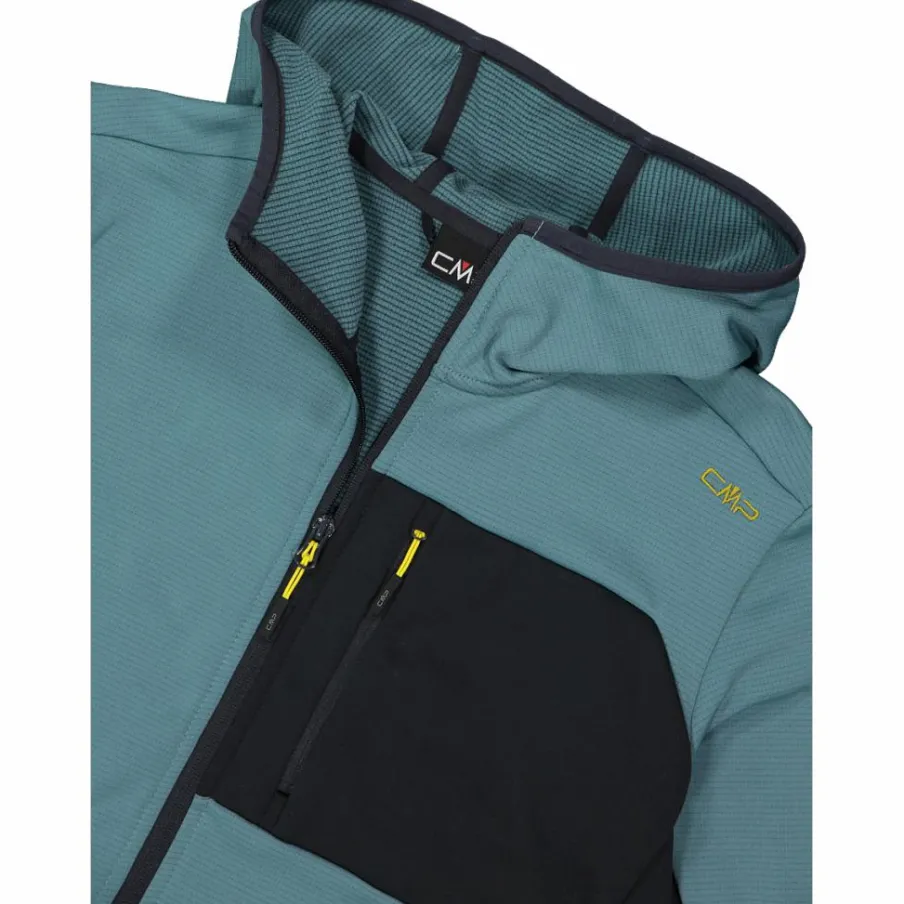 Uomo CMP Pile^Pile Grid Tech con cappuccio da uomo