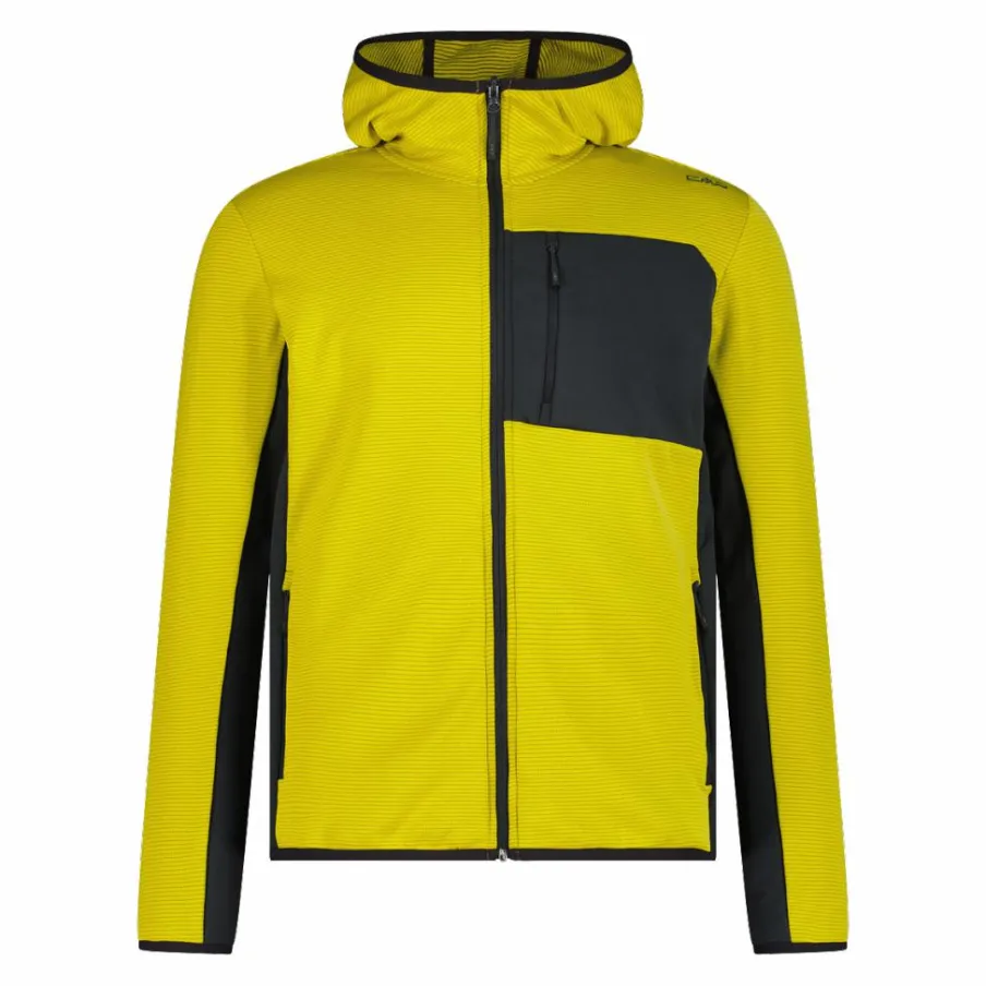 Uomo CMP Pile^Pile Grid Tech con cappuccio da uomo