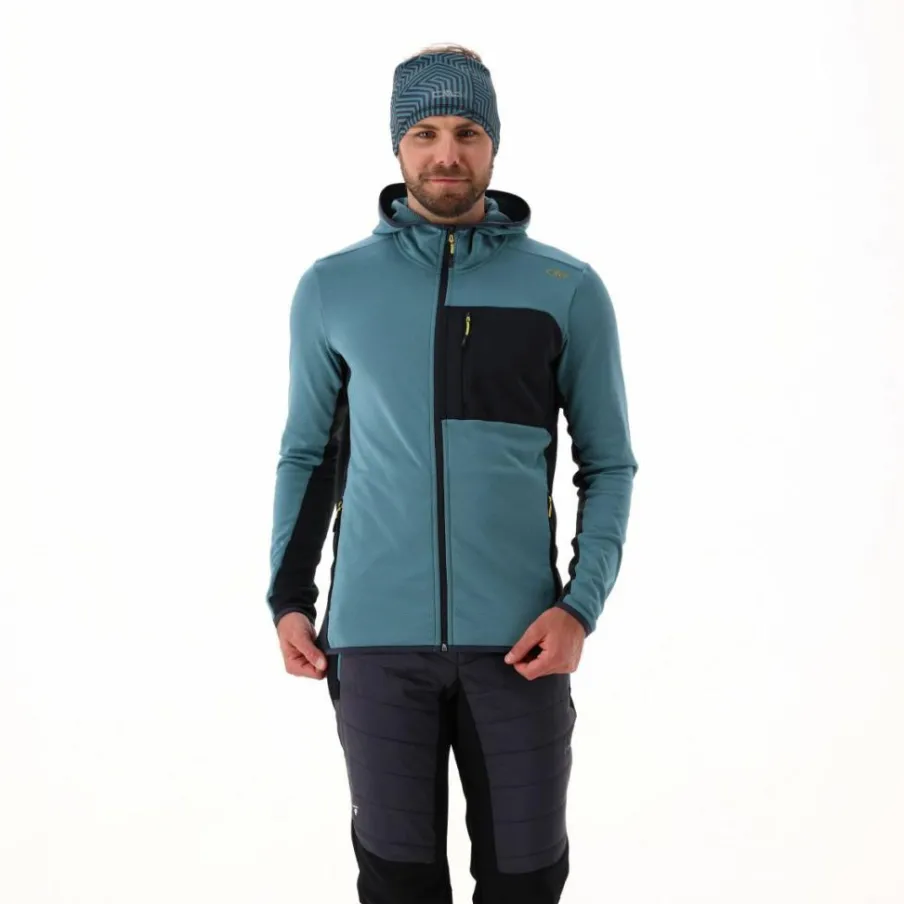 Uomo CMP Pile^Pile Grid Tech con cappuccio da uomo