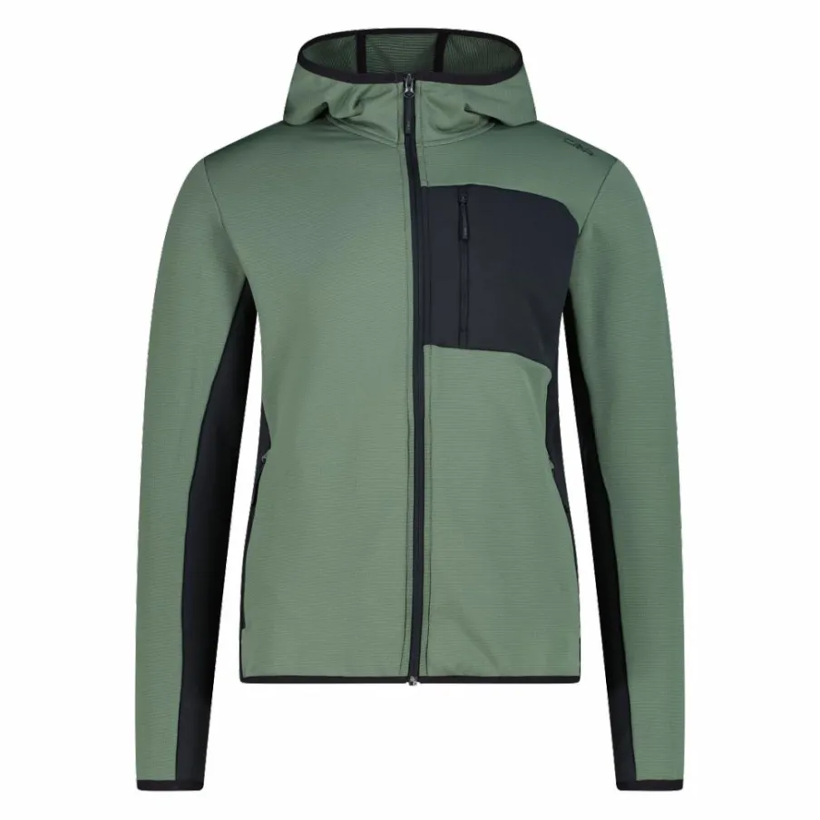 Uomo CMP Pile^Pile Grid Tech con cappuccio da uomo