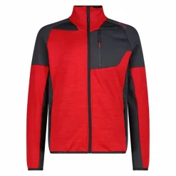 Uomo CMP Pile^Pile Grid Tech con zip da uomo melange
