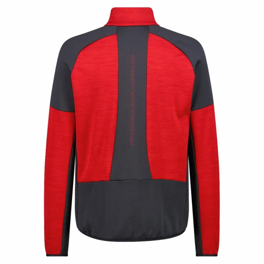 Uomo CMP Pile^Pile Grid Tech con zip da uomo melange