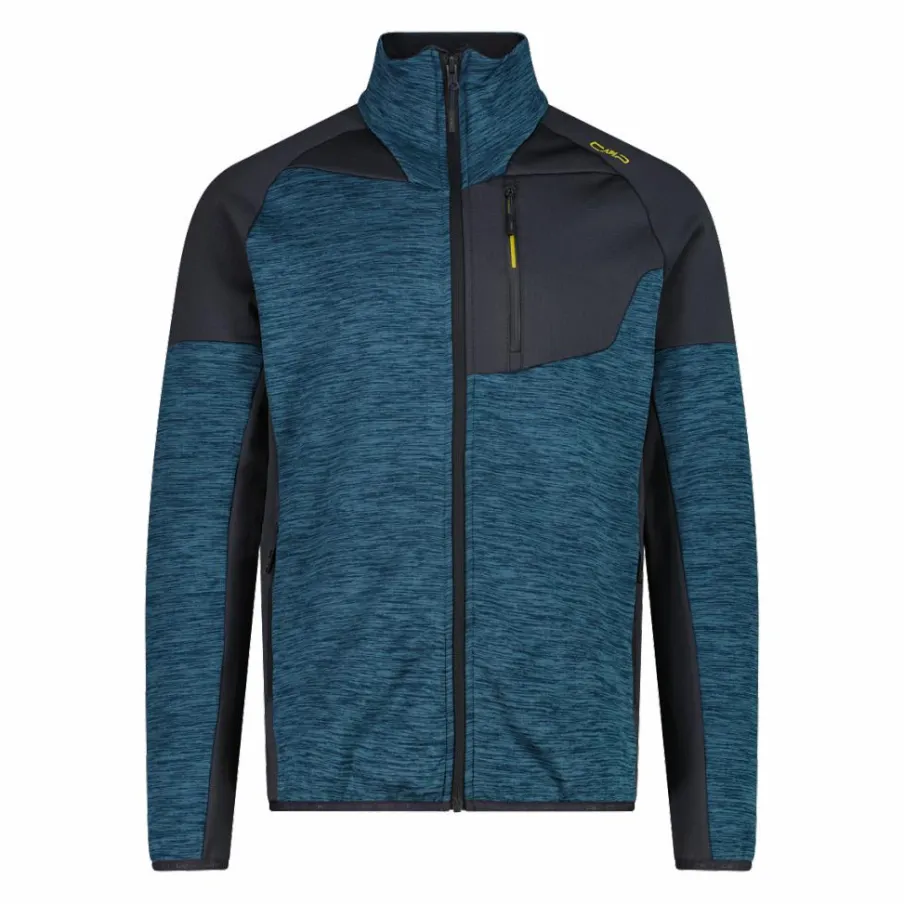 Uomo CMP Pile^Pile Grid Tech con zip da uomo melange