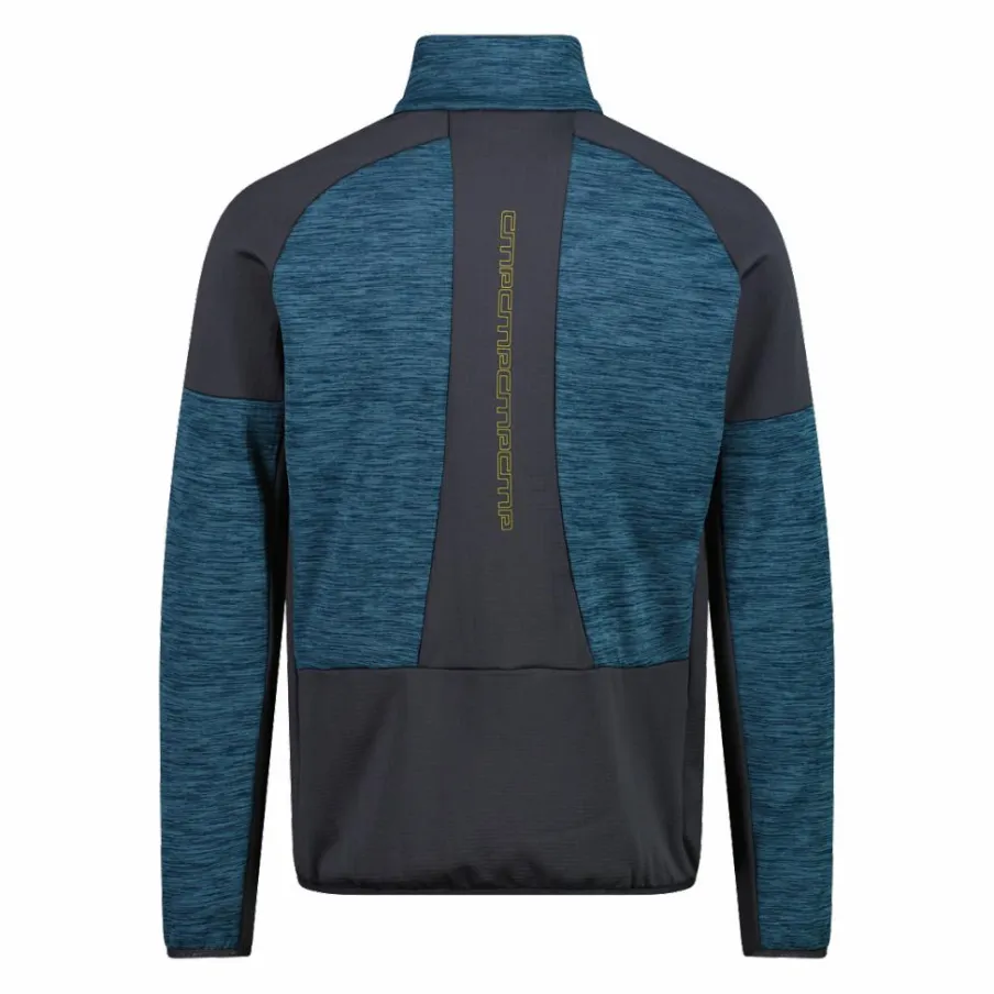 Uomo CMP Pile^Pile Grid Tech con zip da uomo melange