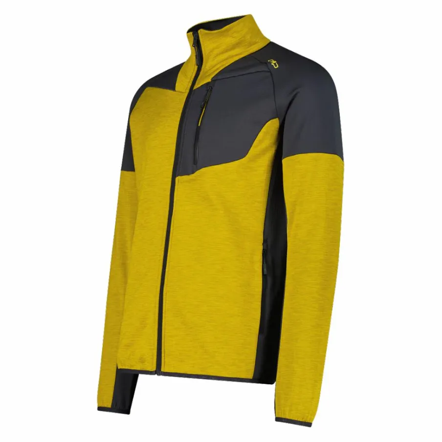Uomo CMP Pile^Pile Grid Tech con zip da uomo melange