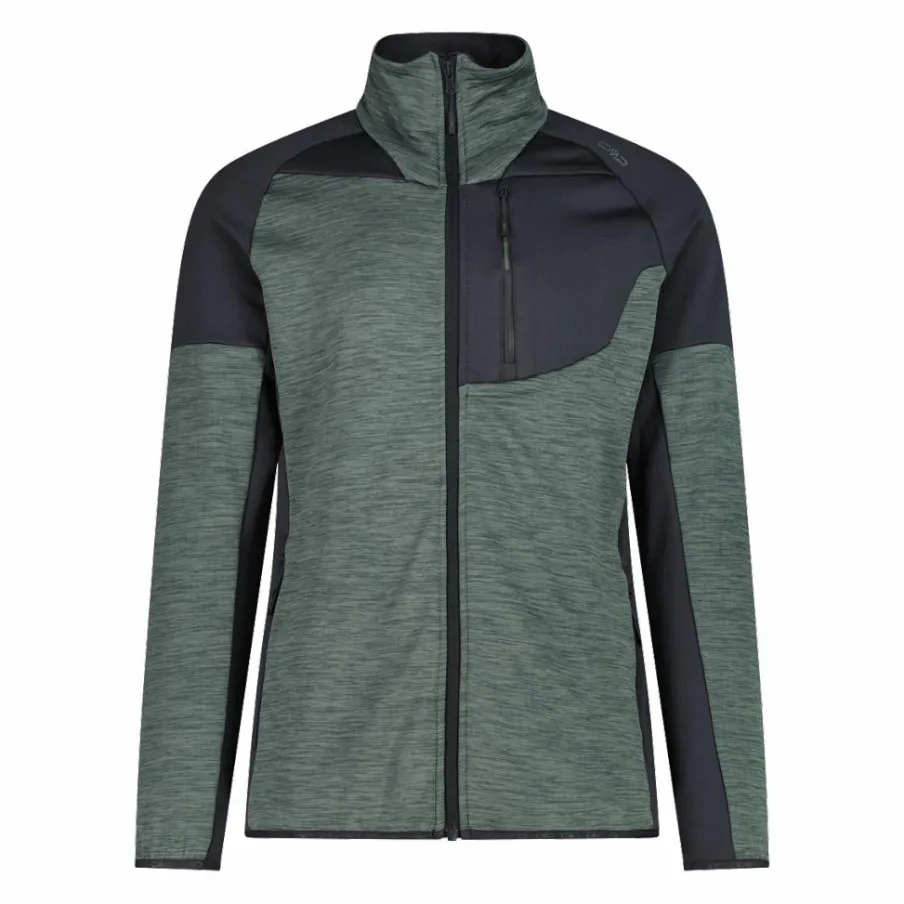 Uomo CMP Pile^Pile Grid Tech con zip da uomo melange