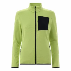 Donna CMP Pile^Pile Grid Tech con zip da donna