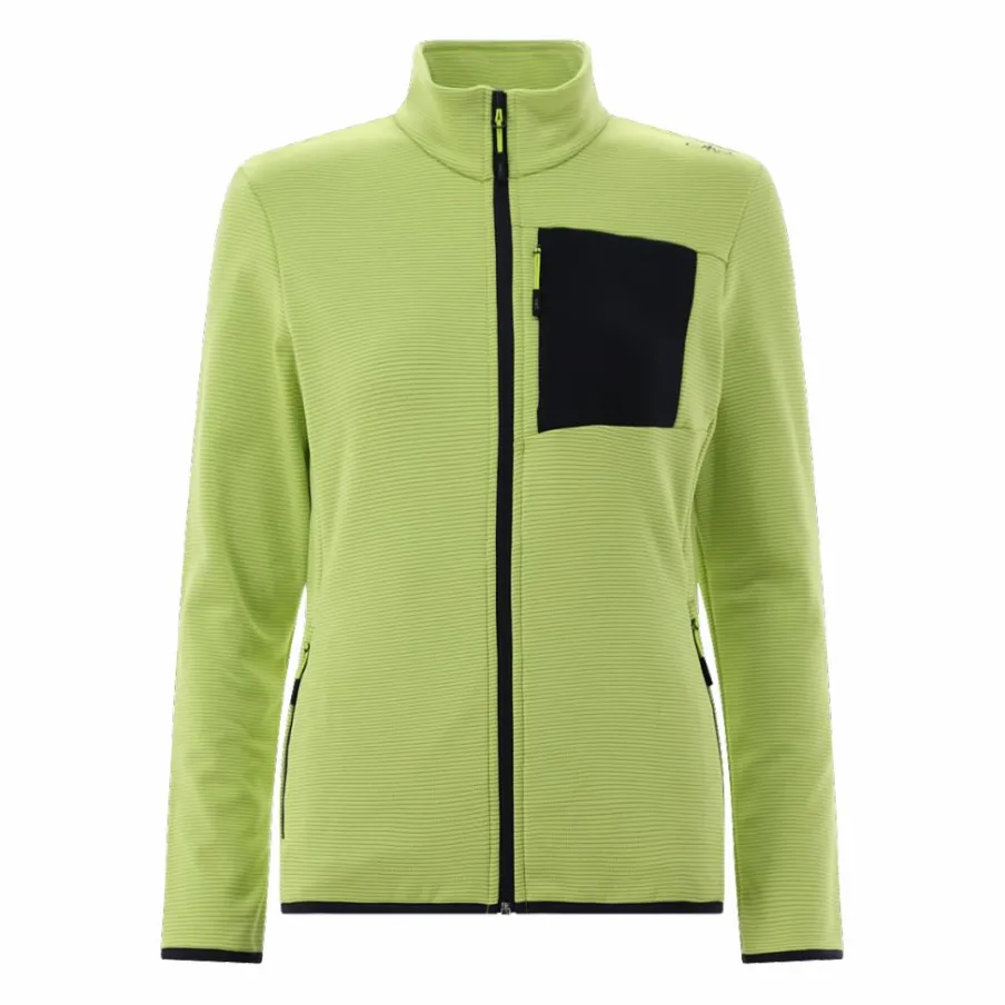 Donna CMP Pile^Pile Grid Tech con zip da donna