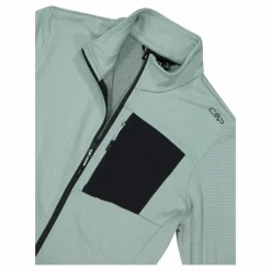 Donna CMP Pile^Pile Grid Tech con zip da donna