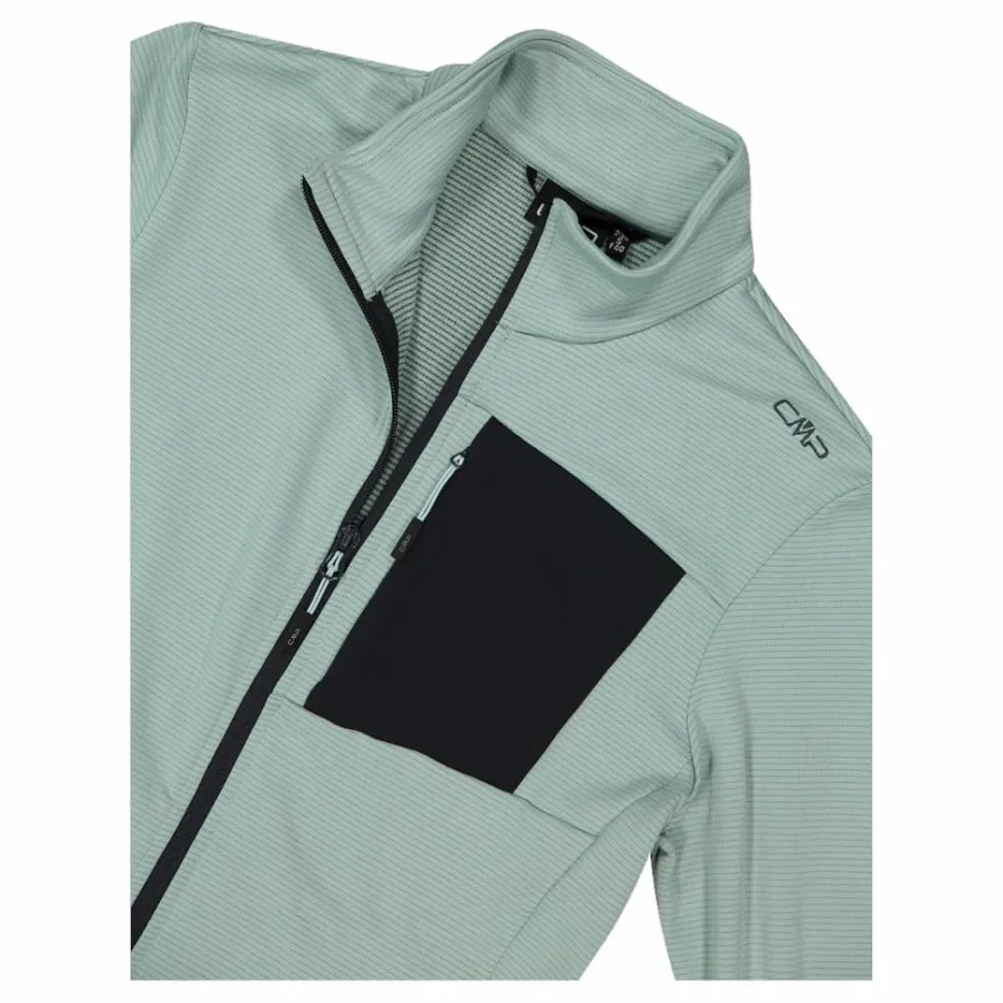Donna CMP Pile^Pile Grid Tech con zip da donna
