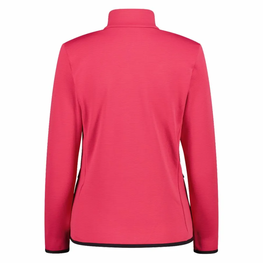Donna CMP Pile^Pile Grid Tech con zip da donna
