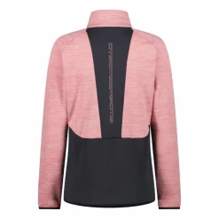 Donna CMP Pile^Pile Grid Tech con zip da donna melange