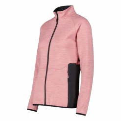 Donna CMP Pile^Pile Grid Tech con zip da donna melange