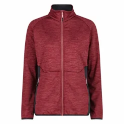 Donna CMP Pile^Pile Grid Tech con zip da donna melange