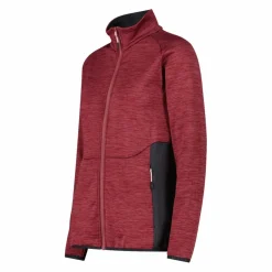 Donna CMP Pile^Pile Grid Tech con zip da donna melange