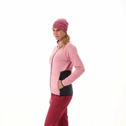 Donna CMP Pile^Pile Grid Tech con zip da donna melange