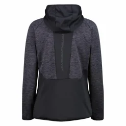 Donna CMP Pile^Pile Grid Tech con zip da donna melange con cappuccio