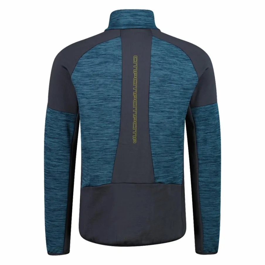 Uomo CMP Pile^Pile Grid Tech mezza zip melange da uomo