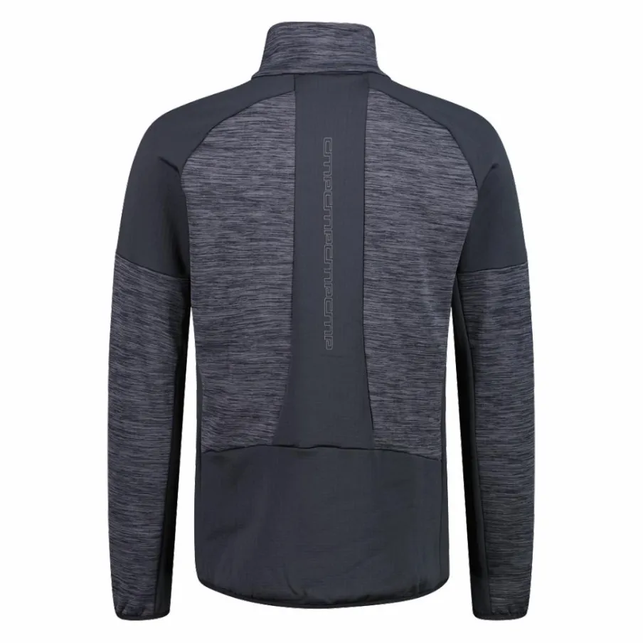 Uomo CMP Pile^Pile Grid Tech mezza zip melange da uomo
