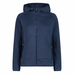 Donna CMP Pile^Pile knit tech da donna con cappuccio