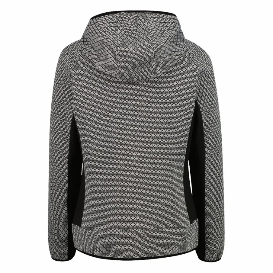 Donna CMP Pile^Pile knit tech da donna con cappuccio