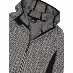 Donna CMP Pile^Pile knit tech da donna con cappuccio