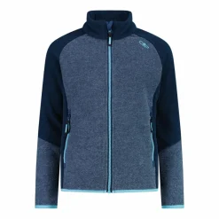 CMP Pile E Felpe^Pile Knit Tech melange da bambina nido d'ape