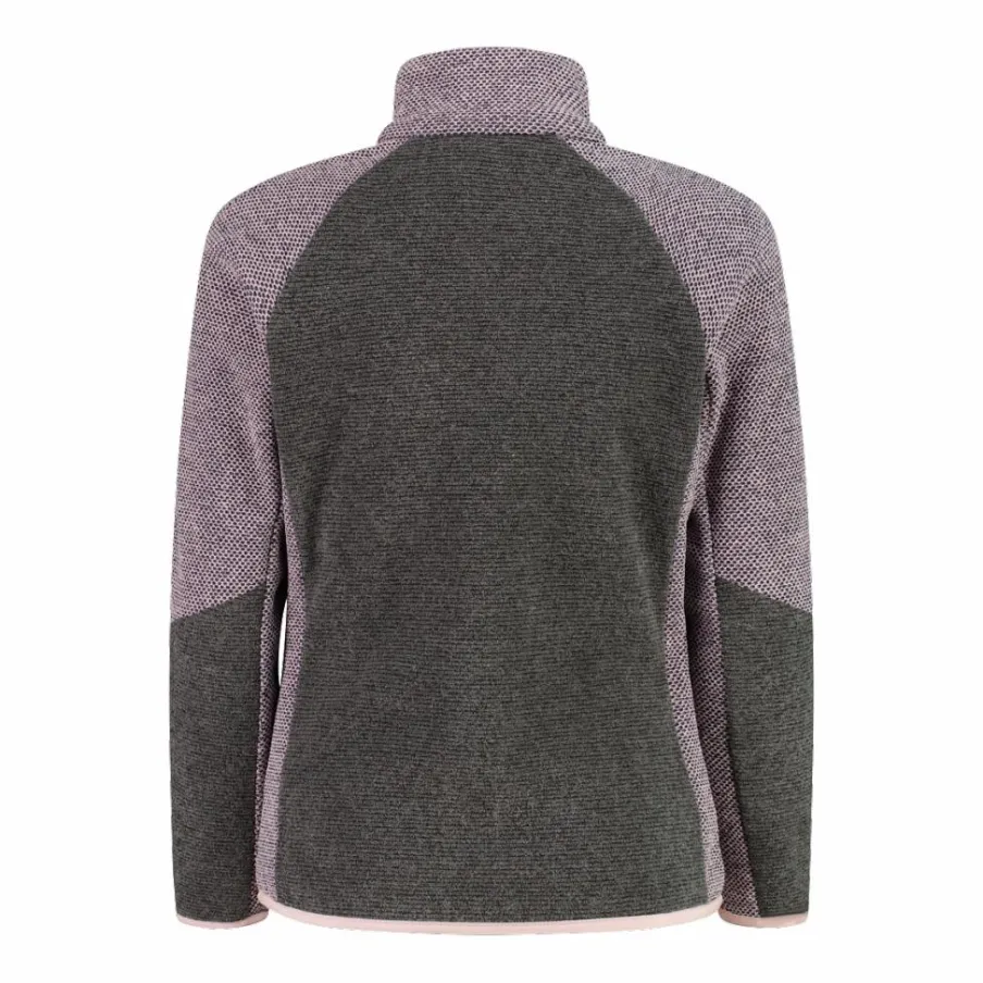 CMP Pile E Felpe^Pile Knit Tech melange da bambina nido d'ape