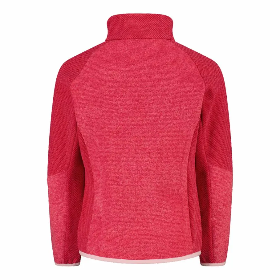 CMP Pile E Felpe^Pile Knit Tech melange da bambina nido d'ape