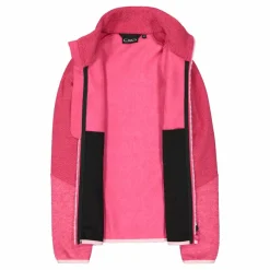 CMP Pile E Felpe^Pile Knit Tech melange da bambina nido d'ape