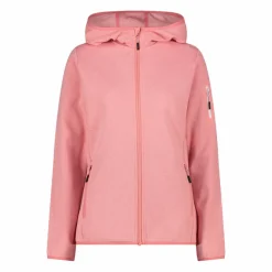 Donna CMP Pile^Pile Knit-tech con cappuccio e mesh