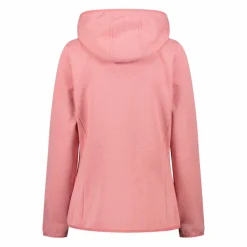 Donna CMP Pile^Pile Knit-tech con cappuccio e mesh