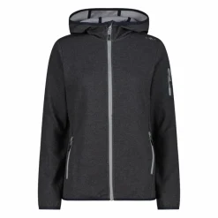 Donna CMP Pile^Pile Knit-tech con cappuccio e mesh