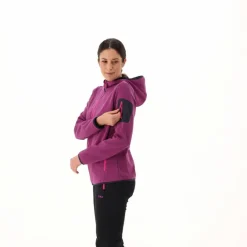 Donna CMP Pile^Pile Knit-tech con cappuccio e mesh