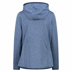 Donna CMP Pile^Pile Knit-tech con cappuccio e mesh