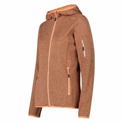 Donna CMP Pile^Pile Knit-tech con cappuccio e mesh