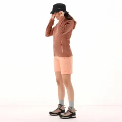 Donna CMP Pile^Pile Knit-tech con cappuccio e mesh