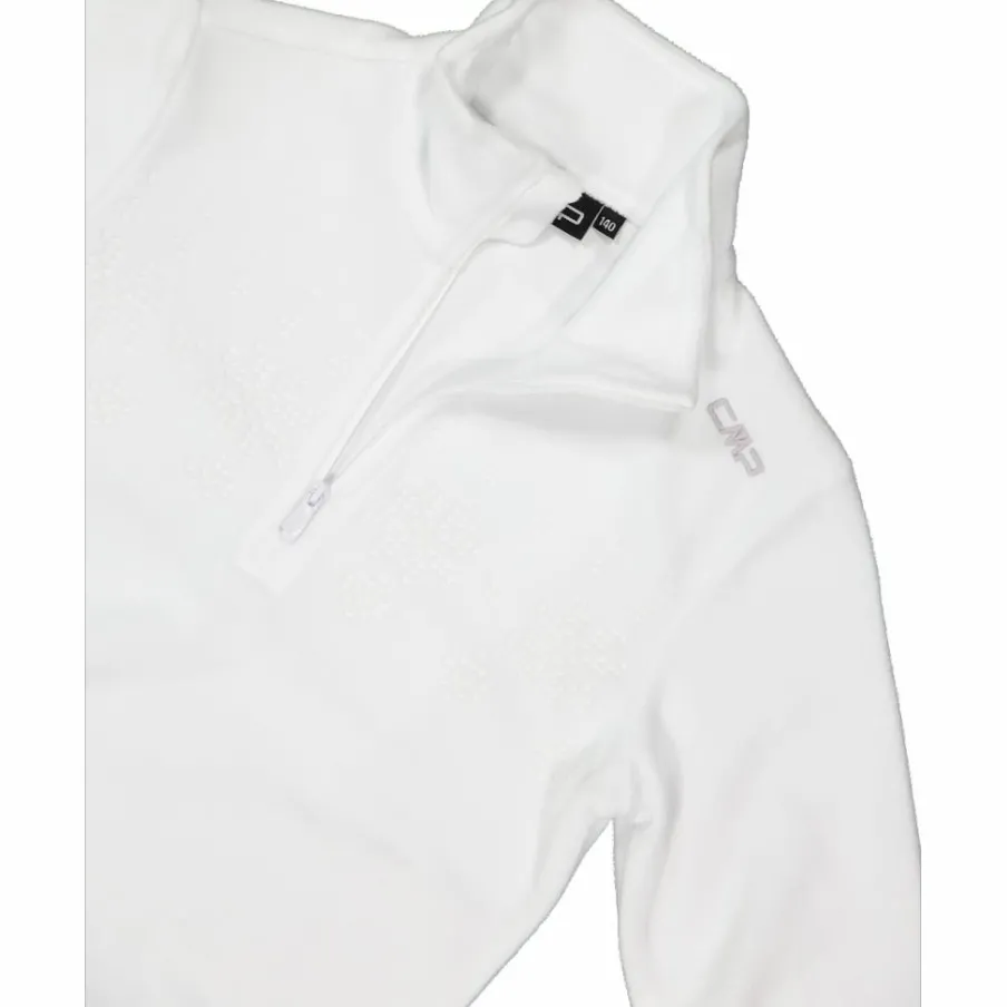 CMP Pile E Felpe^Pile mezza zip arctic fleece da bambina con fiocco di neve
