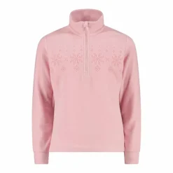 CMP Pile E Felpe^Pile mezza zip arctic fleece da bambina con fiocco di neve