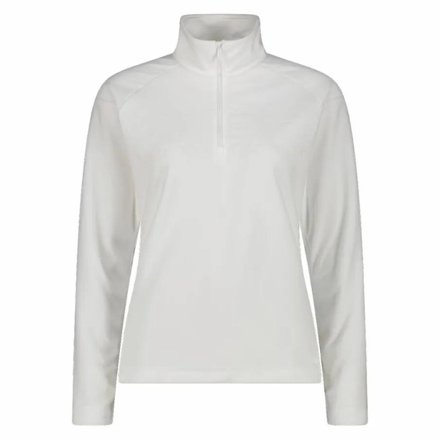 Donna CMP Pile^Pile mezza zip arctic fleece da donna con dettaglio stampato frontale